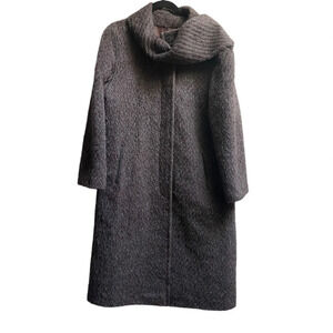 Vintage Surrey Classics Canada Mohair scarf A line trench jacket coat  Sz M/ L